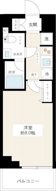 HY’s crecer 清澄白河の間取り画像