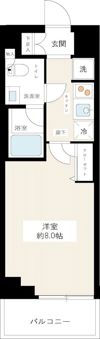 HY’s crecer 清澄白河の間取り画像