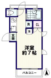 エスポワール中野新橋の間取り画像