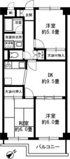 むつみ・エンゼルハイムつつじヶ丘の間取り画像