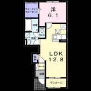 メゾンハチマンIIの間取り画像