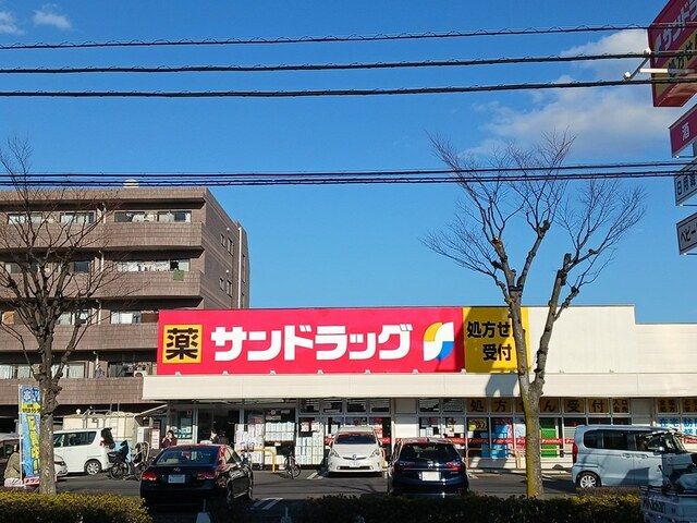 近くのサンドラッグ東川口店まで1,345m（徒歩17分）