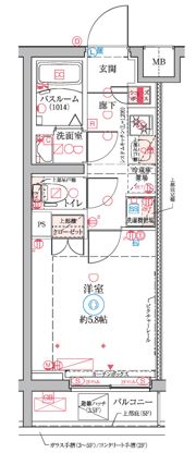 クレヴィスタ横浜大口の間取り画像