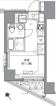 AZEST関内の間取り画像
