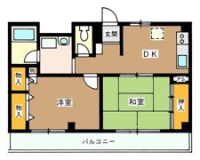 グランブルー・Kの間取り画像
