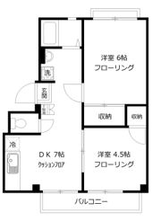 グリーンハイツIの間取り画像