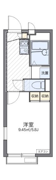 レオパレスピッコロの間取り画像