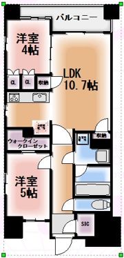 プレシス八王子レグリオの間取り画像
