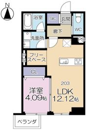 Prendre Yokohama（プランドール横濱）の間取り画像