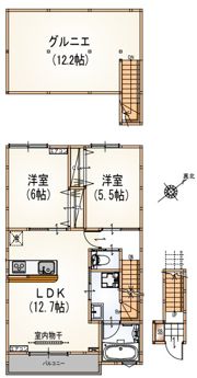 アルマコート万願寺の間取り画像