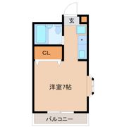 グランツ国立の間取り画像