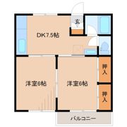 サンハイツの間取り画像