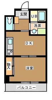 ヴィアグランデ若林の間取り画像