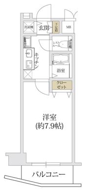 プレサンス新宿御苑前アルティメットの間取り画像