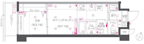 ZOOM練馬高野台の間取り画像