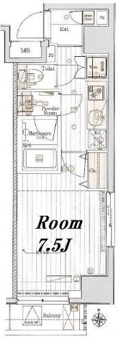 メイクスデザイン町屋の間取り画像