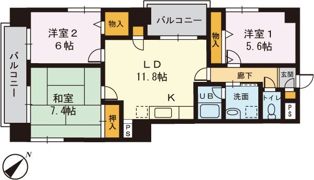 プレジール滝野川の間取り画像