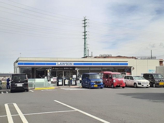 近くのローソン　吉野原工業団地店まで450m（徒歩6分）