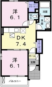 ルーブルの間取り画像
