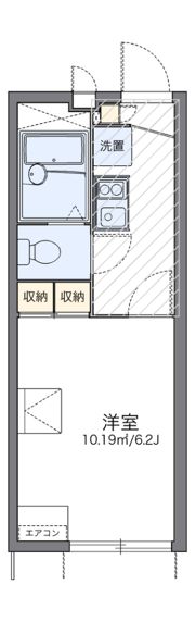 レオパレスコートリバーIIIの間取り画像