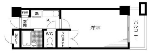 日神パレステージ玉川上水の間取り画像