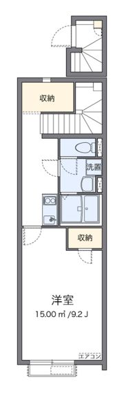 クレイノGARDEN 丘 IIの間取り画像