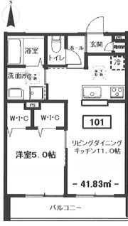 ウィスティリアJinyaの間取り画像
