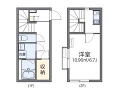 レオネクスト原アパートの間取り画像