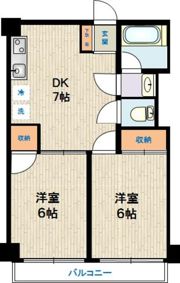 リライアンス湯立坂の間取り画像