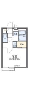 レオパレスカーサ ソレアードの間取り画像