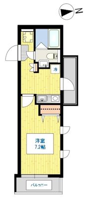 ライズアップ大崎の間取り画像