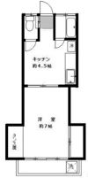 サンエイハイツの間取り画像