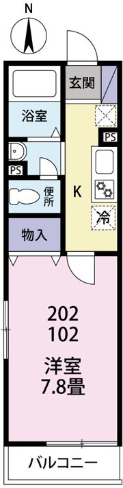 ソレイユ・フラットの間取り画像