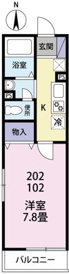 ソレイユ・フラットの間取り画像