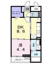 プリズプランタンIIの間取り画像