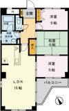 カーサフローラの間取り画像