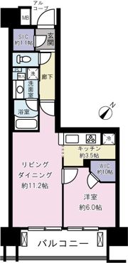 クレストシティレジデンスの間取り画像