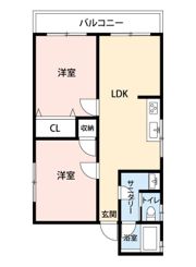 仲六郷ハイツの間取り画像