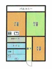 蓮根ペガサスビルの間取り画像