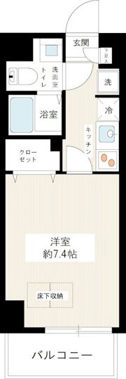 AZEST西川口IIの間取り画像