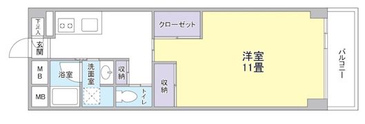 市川ファミリーマンションの間取り画像