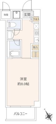 三沢NKマンションの間取り画像
