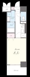 ランエージ新御徒町の間取り画像