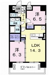 プリムヴェール金町の間取り画像