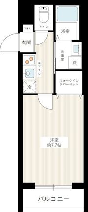 ハーモニーレジデンス東京サウスゲートの間取り画像