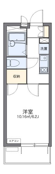 レオパレスアサヒの間取り画像