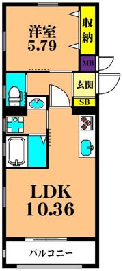 CREST COURTの間取り画像