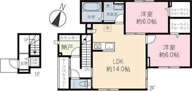 WTAコーポの間取り画像