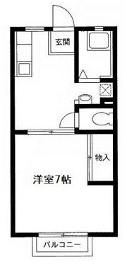 ファミール新宿の間取り画像