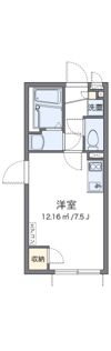 クレイノラメールエムズの間取り画像